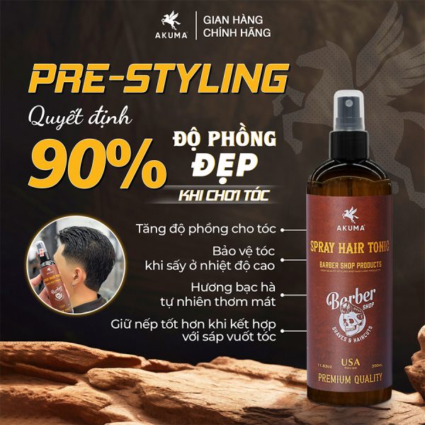 xit tao phong toc akuma spray hair tonic