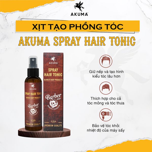 xit tao phong toc akuma spray hair tonic