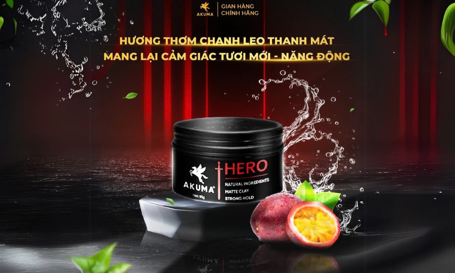 Sáp vuốt tóc AKUMA Hero Matte Clay 95g có gì đặc biệt?