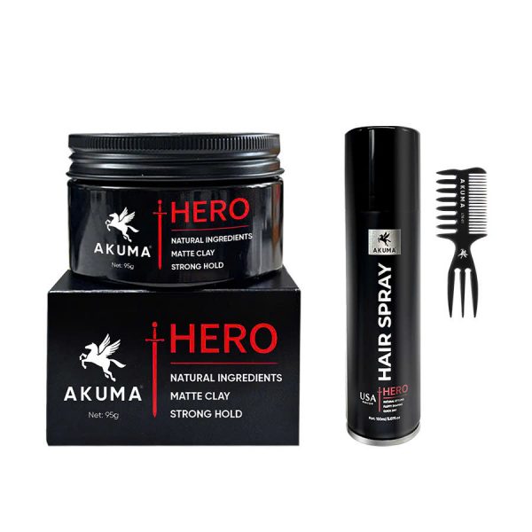 Sáp vuốt tóc AKUMA HERO Matte Clay 95g