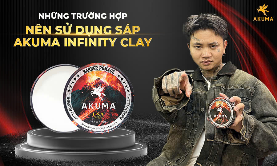 Những trường hợp nên sử dụng sáp AKUMA Infinity Clay