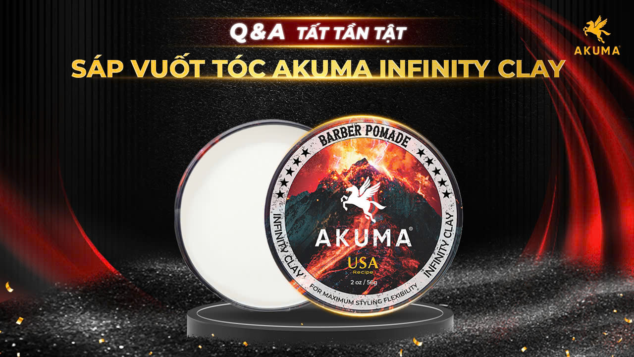Sáp vuốt tóc AKUMA Infinity Clay