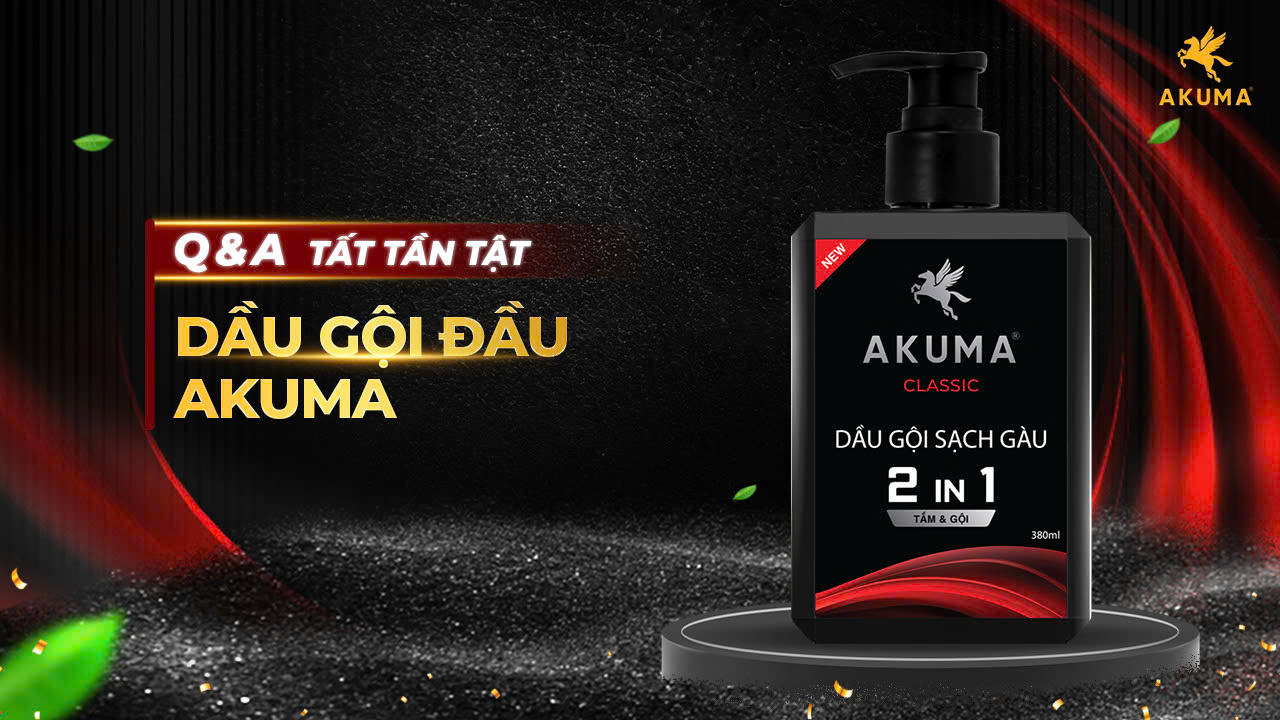 Dầu gội đầu AKUMA Classic tắm gội 2 trong 1 tiện lợi