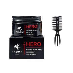 Sáp vuốt tóc AKUMA HERO Matte Clay 95g