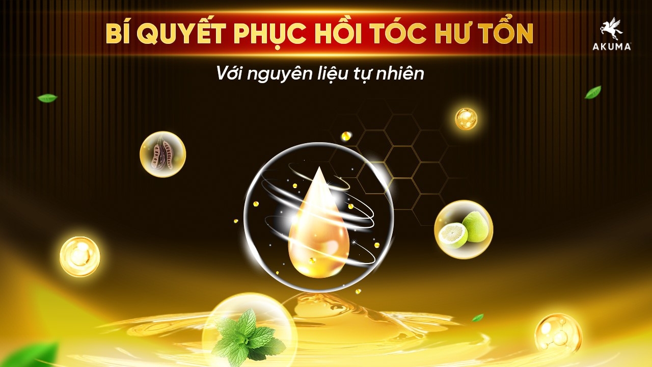 Phục hồi tóc hư tổn với nguyên liệu thiên nhiên