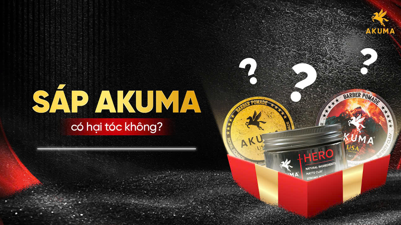 Sáp AKUMA có hại tóc không?