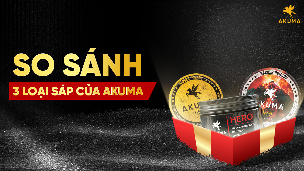 3 loại sáp AKUMA có đặc điểm gì khác nhau?