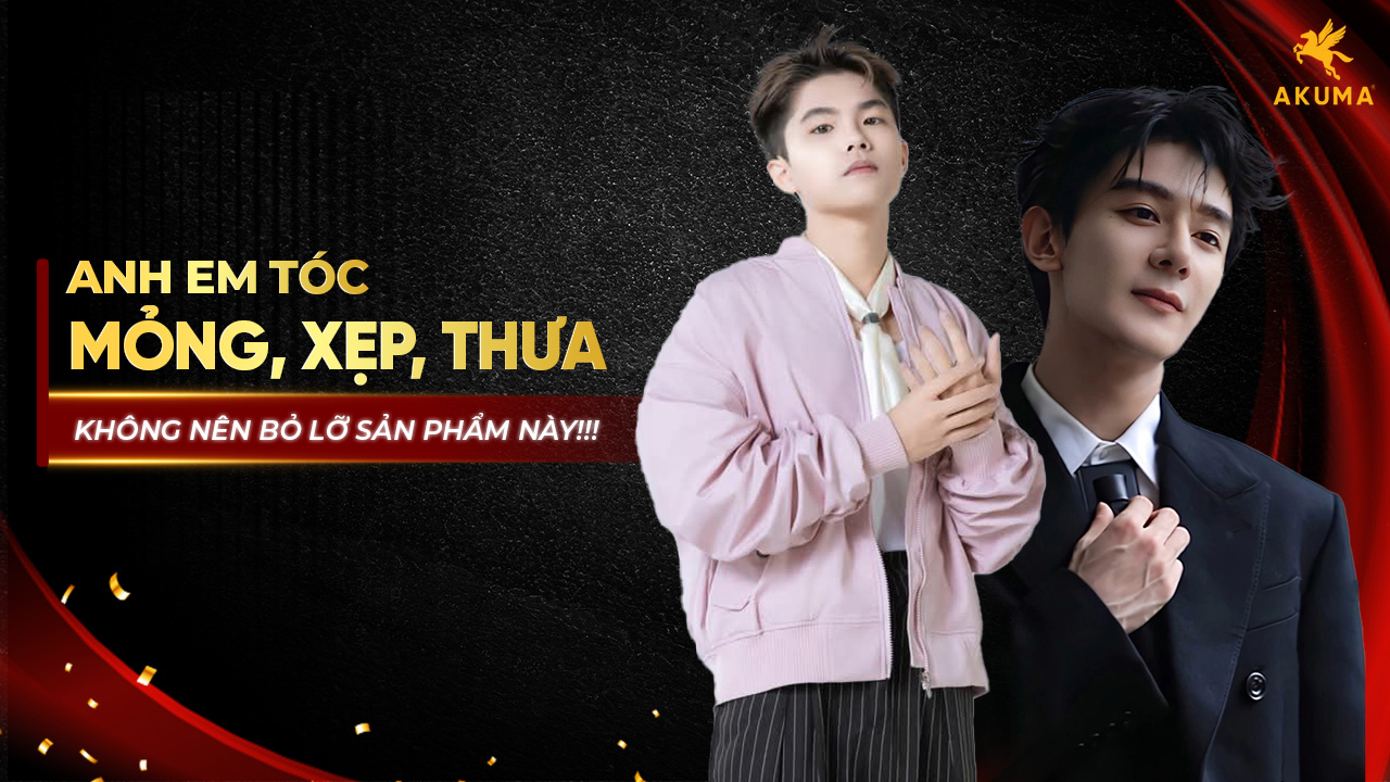 Mái tóc mỏng thưa không nên bỏ qua sản phẩm này!!!