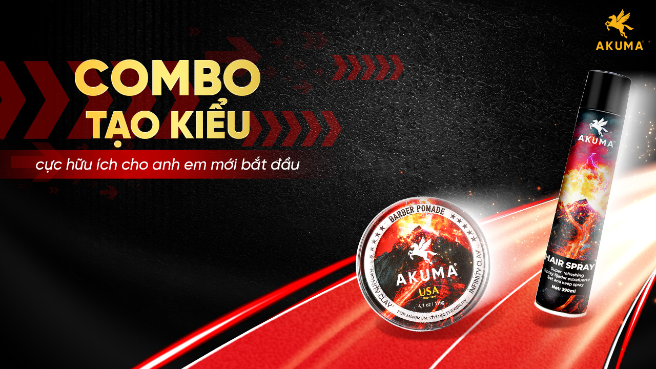 Combo tạo kiểu tóc cực hữu ích cho anh em mới bắt đầu