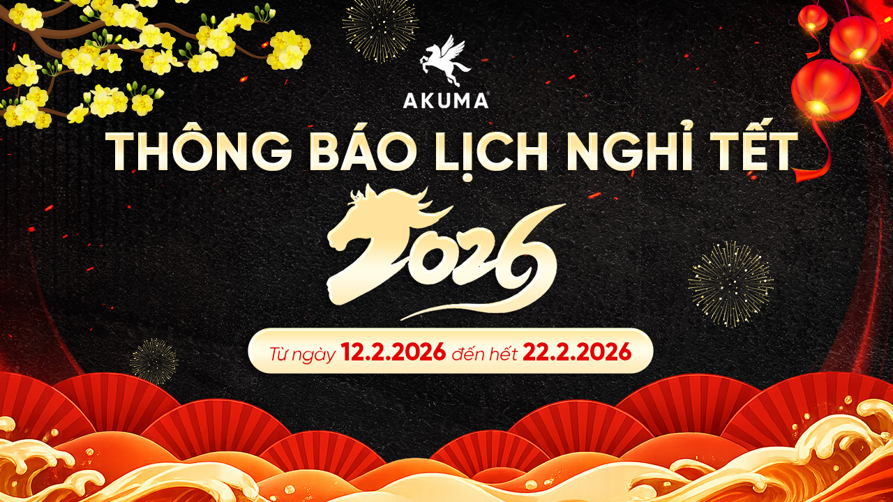 Lịch nghỉ tết nguyên đán 2026 của AKUMA
