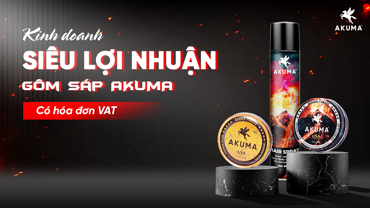 Kinh doanh gôm sáp AKUMA lợi nhuận cao